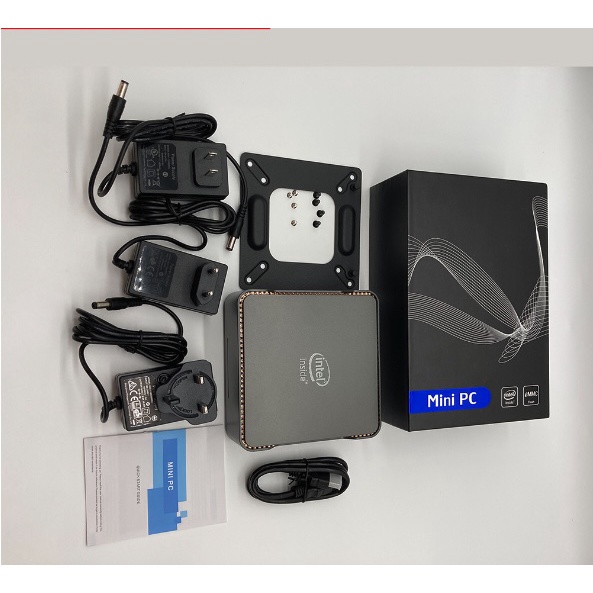 EuroOutlet 🔝 PC BOX Mini Hỗ trợ xuất 2 HDMI cùng lúc Intel® Gemini Lake J4125 Ram8G + 128Gb - tích hợp win 11Pro