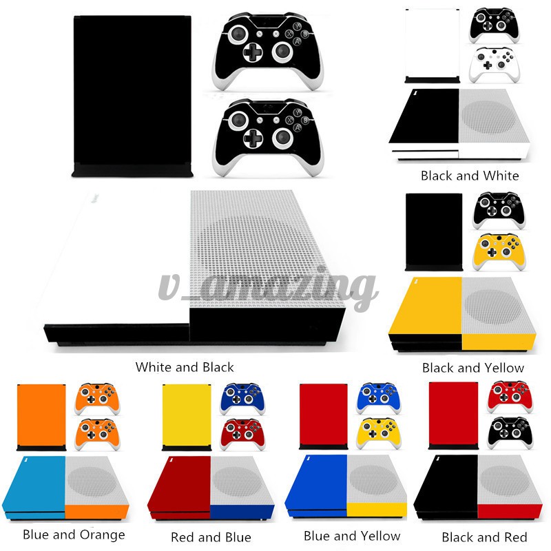 Designer Skin for XBOX ONE S Gaming Console+2 Controller Sticker Decal