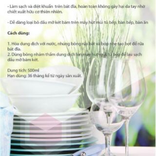 Nước rửa bát sả chanh Lam Hà 500ml