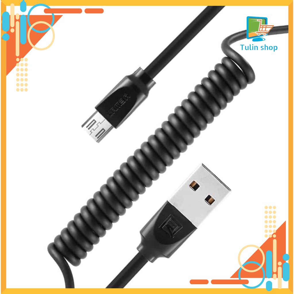 Cáp Sạc Lò Xo Remax RC-117m - Hàng chính hãng | Shopee Việt Nam