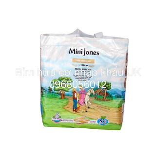 Tã/bỉm dán hữu cơ cao cấp Mini Jones S70 M58 - Hàng nhập khẩu từ Anh Quốc