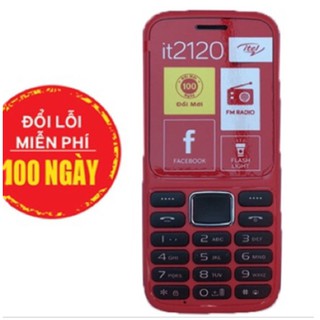 Điện thoại ITEL IT2120 hàng chính hãng, 2 sim, hỗ trợ thẻ nhớ 32G, bảo hành 12 tháng