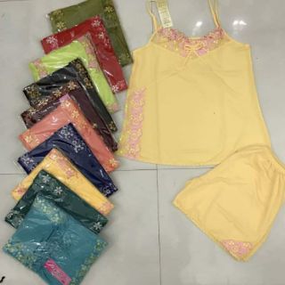 Đồ bộ mặc nhà 2 dây quần đùi