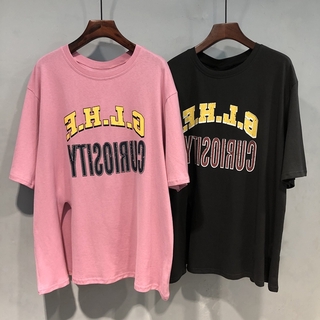 Áo Thun Sợi Polyester 30-5 Sợi Tay Ngắn In Chữ Thời Trang Mùa Hè