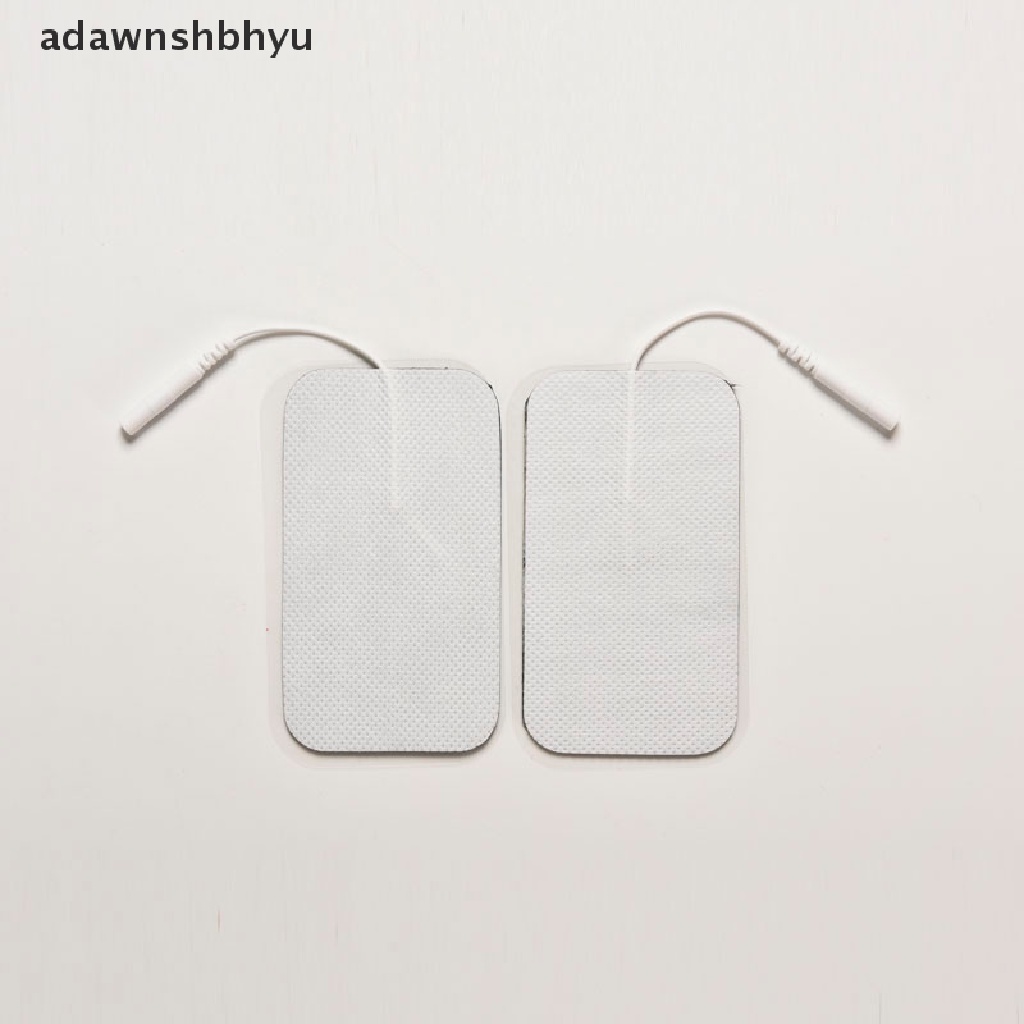 2 Miếng Dán Điện Cực Vật Lý Tự Dính Cỡ Lớn Có Thể Tái Sử Dụng Cho Tens EMS