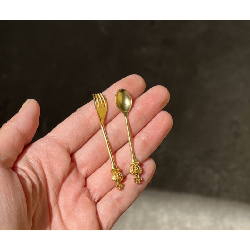 Set Thìa - Nĩa sắt size To rất đẹp - Chất liệu kim loại