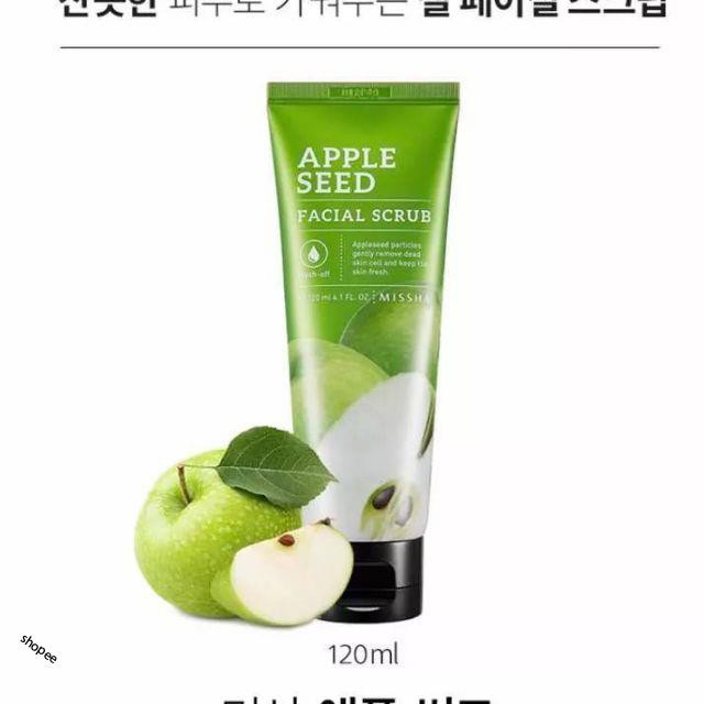 Tẩy tế bào chết missha apple seed facial scrub