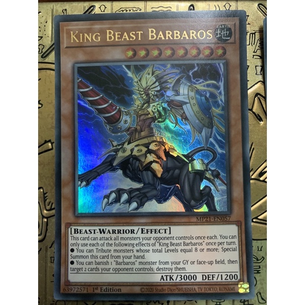 bài yugioh: king beast barbaros