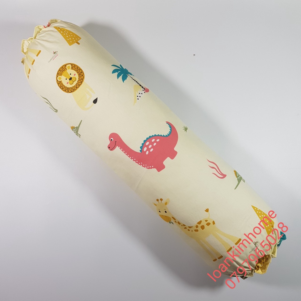 GỐI ÔM TRẺ EM RUỘT GÒN, ÁO COTTON KIMHOME 60cm, 80cm