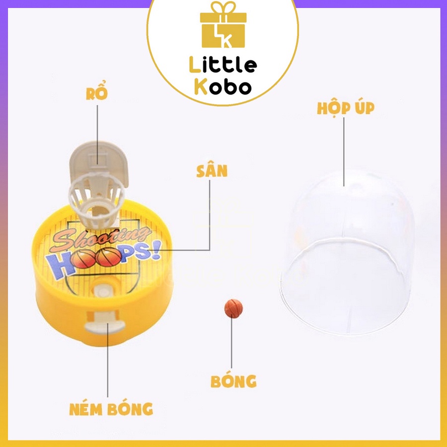 Đồ Chơi Bóng Rổ Mini Cho Bé Làm Quà Tặng Học Sinh Trong Học Tập Đồ Chơi Trẻ Em Trí Tuệ Giải Trí Xả Stress - Little Kobo