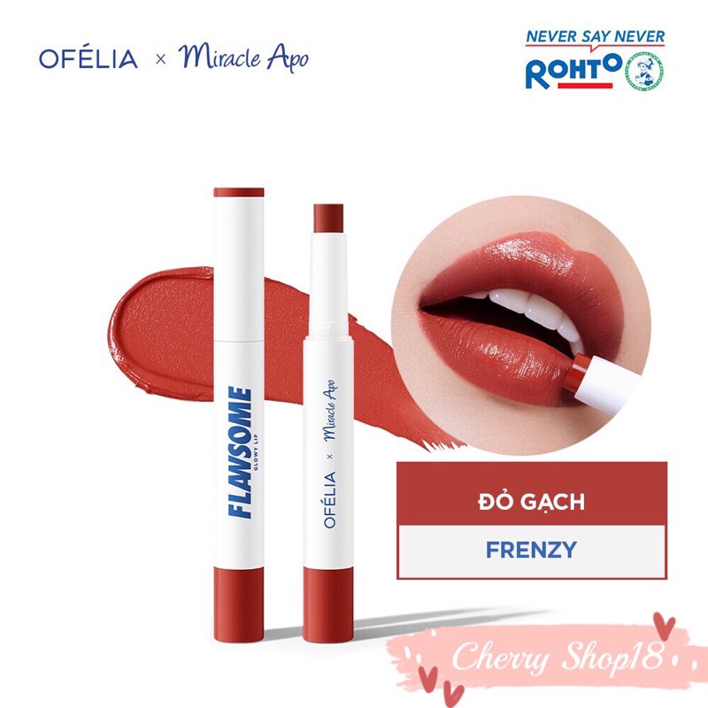 Son Môi Miracle Apo x Ofélia Flawsome Glowy Lip 2g