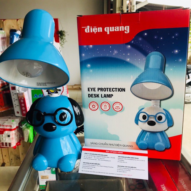 Đèn bàn bảo vệ thị lực Điện Quang DKL17 5w ( Kiểu con chó , bóng led )