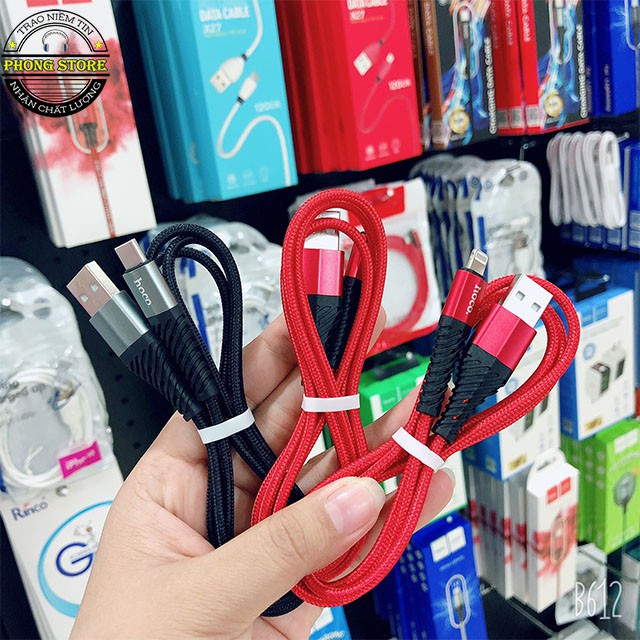 Dây sạc hoco X38 | cáp sạc ,micro,type hoco cho IP/Samsung/Oppo