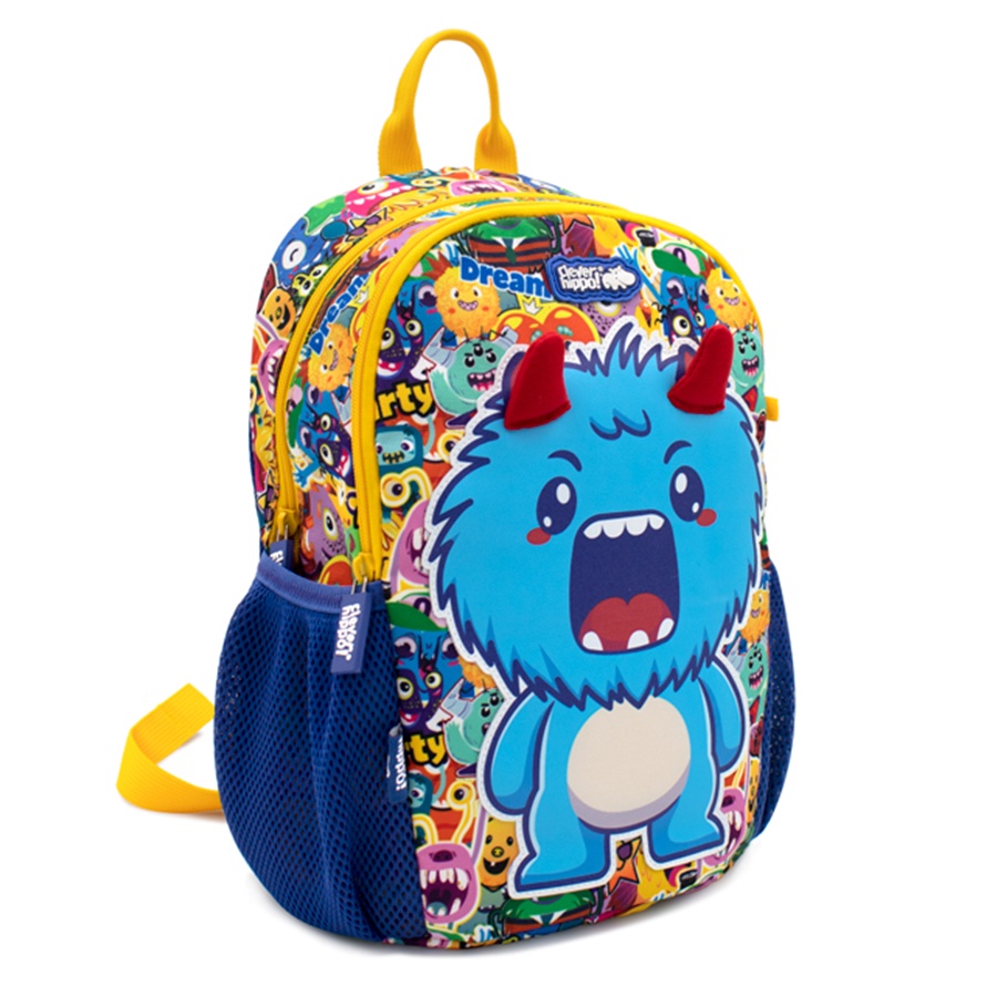 Ba Lô Mini Cho Bé CLEVER HIPPO - Little Monster Vàng BM4107/YELLOW