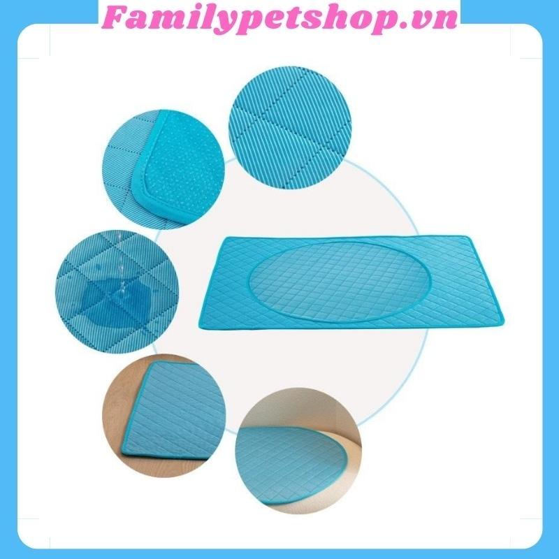 Đệm điều hòa cho chó mèo-mẫu thảm chiếu thoáng khí có thể giặt cho cưng-familypetshop.vn