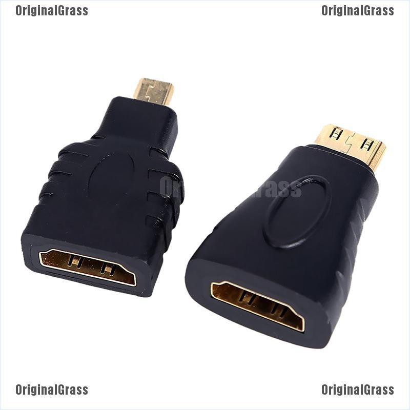 Bộ dây cáp hdmi 3 trong 1 tốc độ cao + đầu chuyển micro hdmi + đầu chuyển đổi mini hdmi chuyên dụng