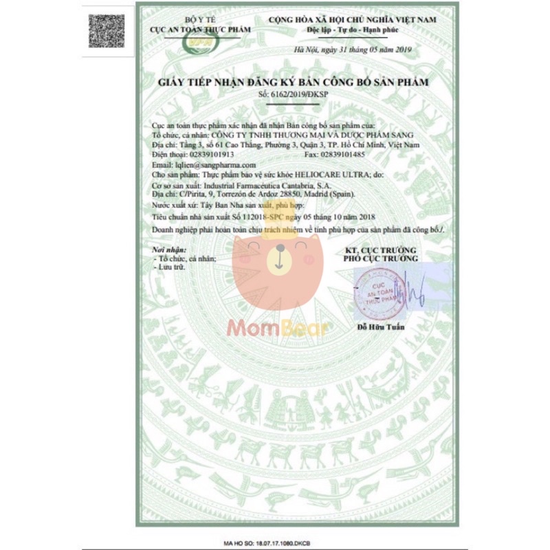 Viên Uống Chống Nắng Heliocare Ultra Oral Capsules 30 Viên