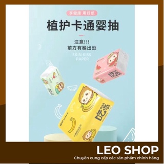 Khăn giấy khô dạng rút hoạt hình