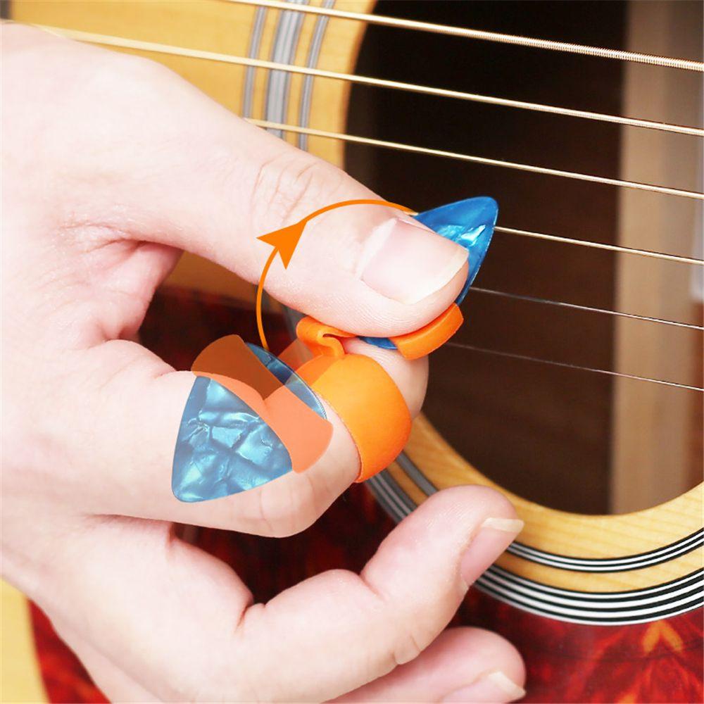 CHOOKEY Bộ Giá Đỡ Cho Miếng Gảy Đàn Ghita Kèm 3 Miếng Gảy Đàn Tiện Dụng