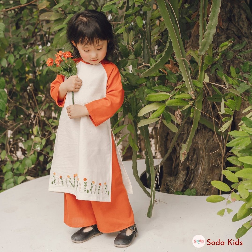 Áo dài Mộc Hương dành cho bé gái - Không kèm mấn