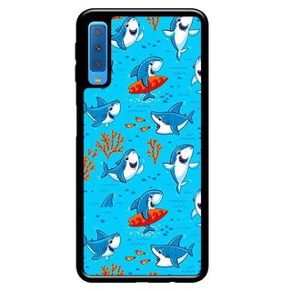 Ốp lưng samsung a7 2018 - cá mập lướt ván