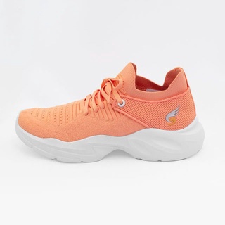 Giày thể thao nữ 💖FREESHIP💖 giày tập gym sneaker Sshoes-không dây, vải thun mềm nhẹ êm chân K8966-5-ORG