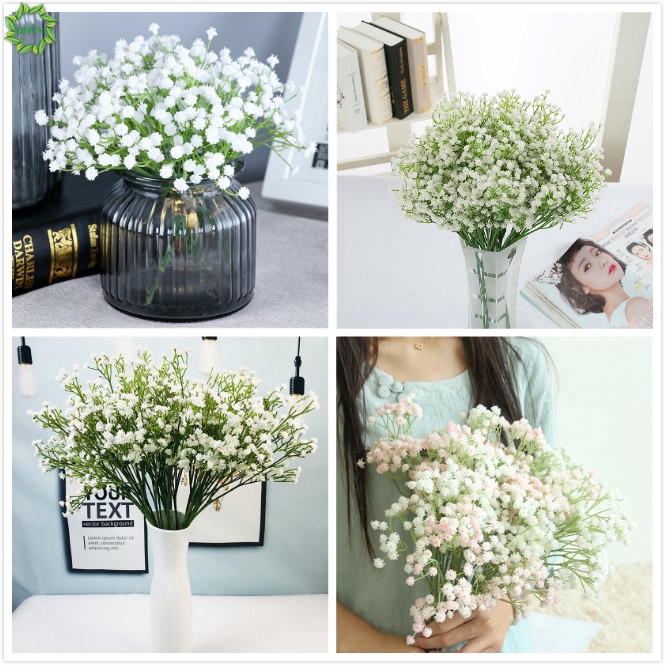 1 Bó Hoa Gypsophila Nhân Tạo Dùng Cho Trang Trí Tiệc Cưới