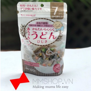 Mì udon baby cho bé từ 7m vị rong biển