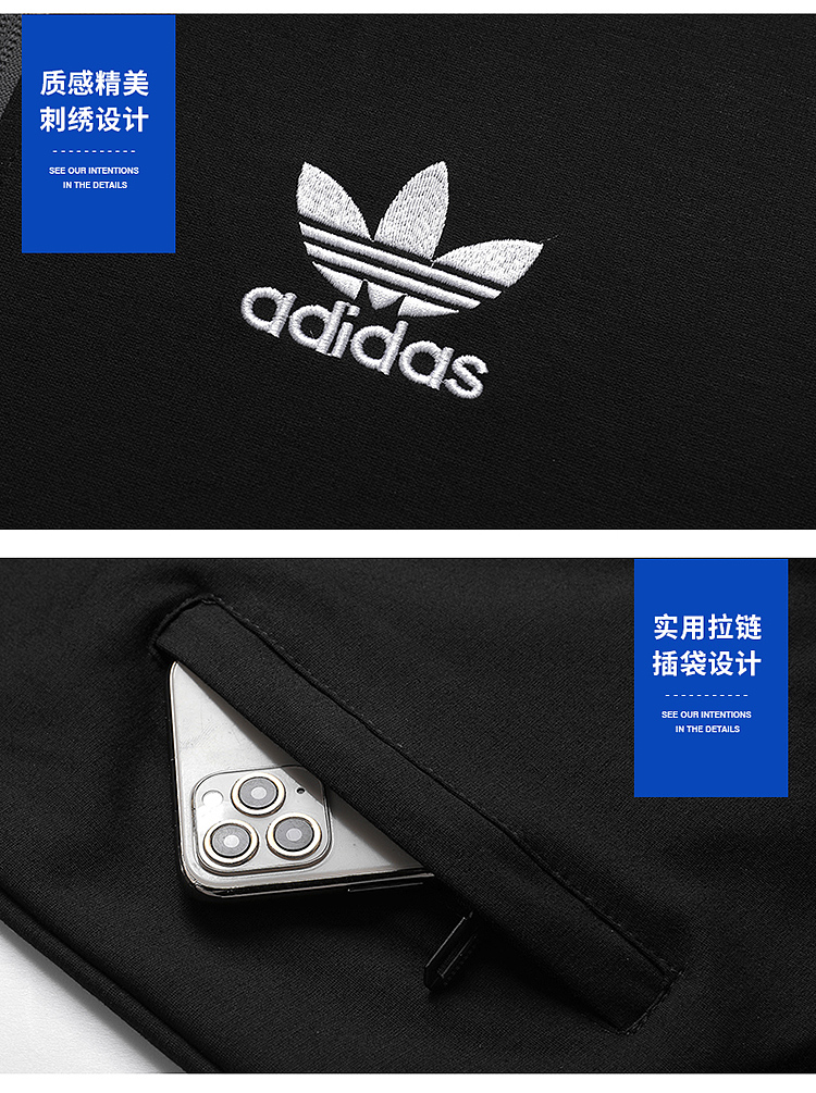 Áo Khoác Adidas Dáng Rộng Có Mũ Trùm Cá Tính Dành Cho Nam Và Nữ