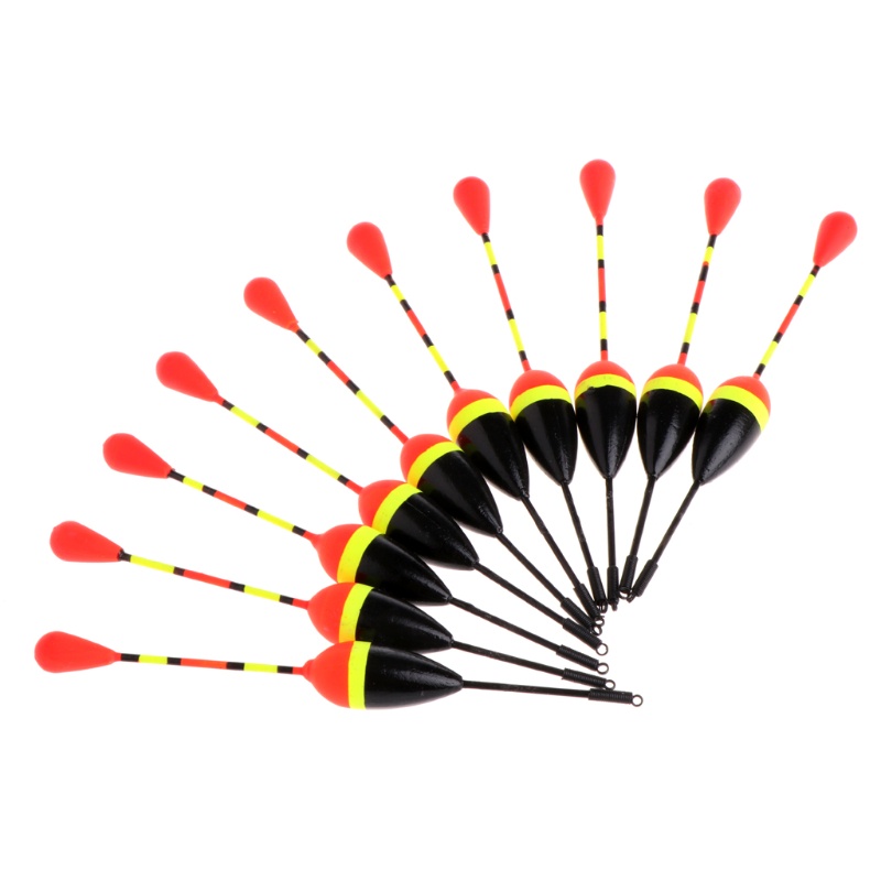 Set 10 Phao Nổi Dạng Dọc # 8 Dành Cho Câu Cá Chép Chép# Phấn Trang Điểm 1.2g 1.2g Chất Lượng Cao