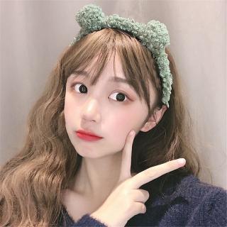 Cài Tóc Xoăn Cừu Thiết Kế Tai Gấu Dễ Thương