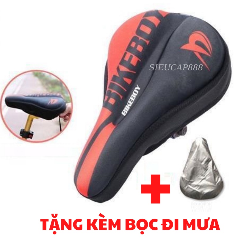 Túi Treo Sườn Trên Xe Đạp B-soul Có Ngăn Đựng Điện Thoại, Bọc yên xe đạp Xịn Êm Mềm Thoáng Khí
