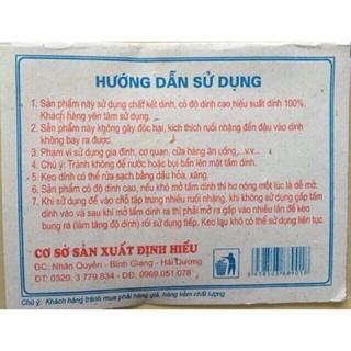 set 10 miếng keo dán ruồi