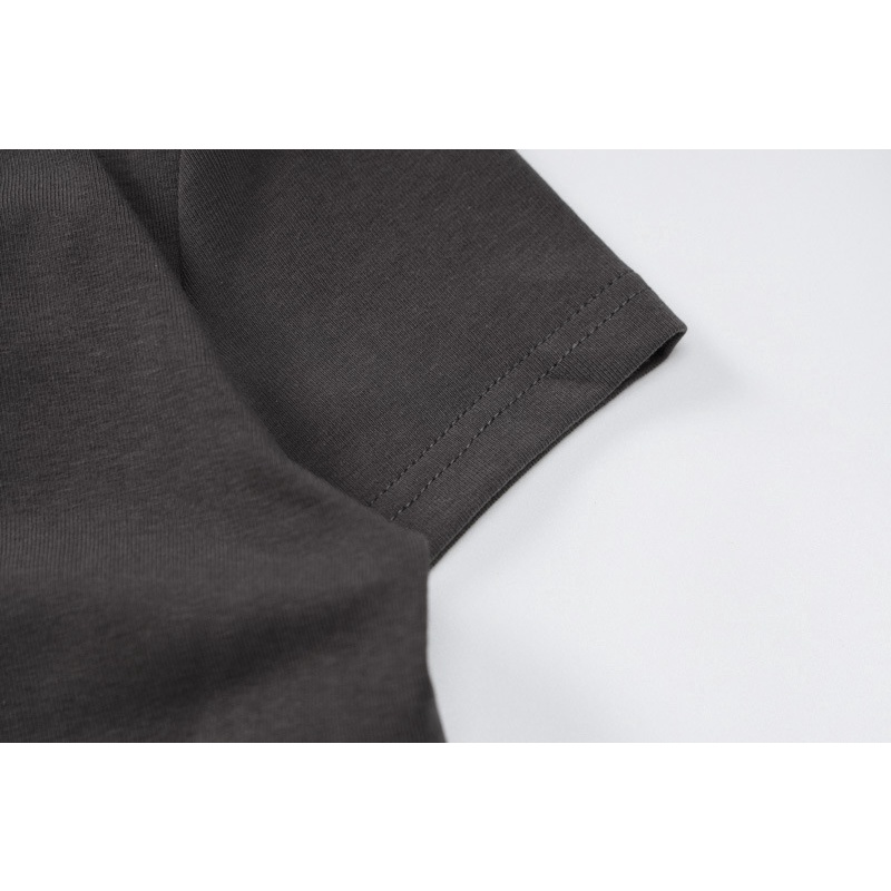 DUNEA Áo Thun Nữ Ngắn Tay Cổ Tròn In Hình Bướm Thời Trang