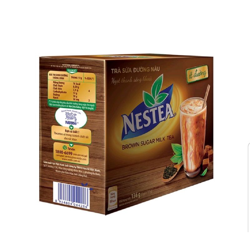 Trà sữa đường nâu Nestea