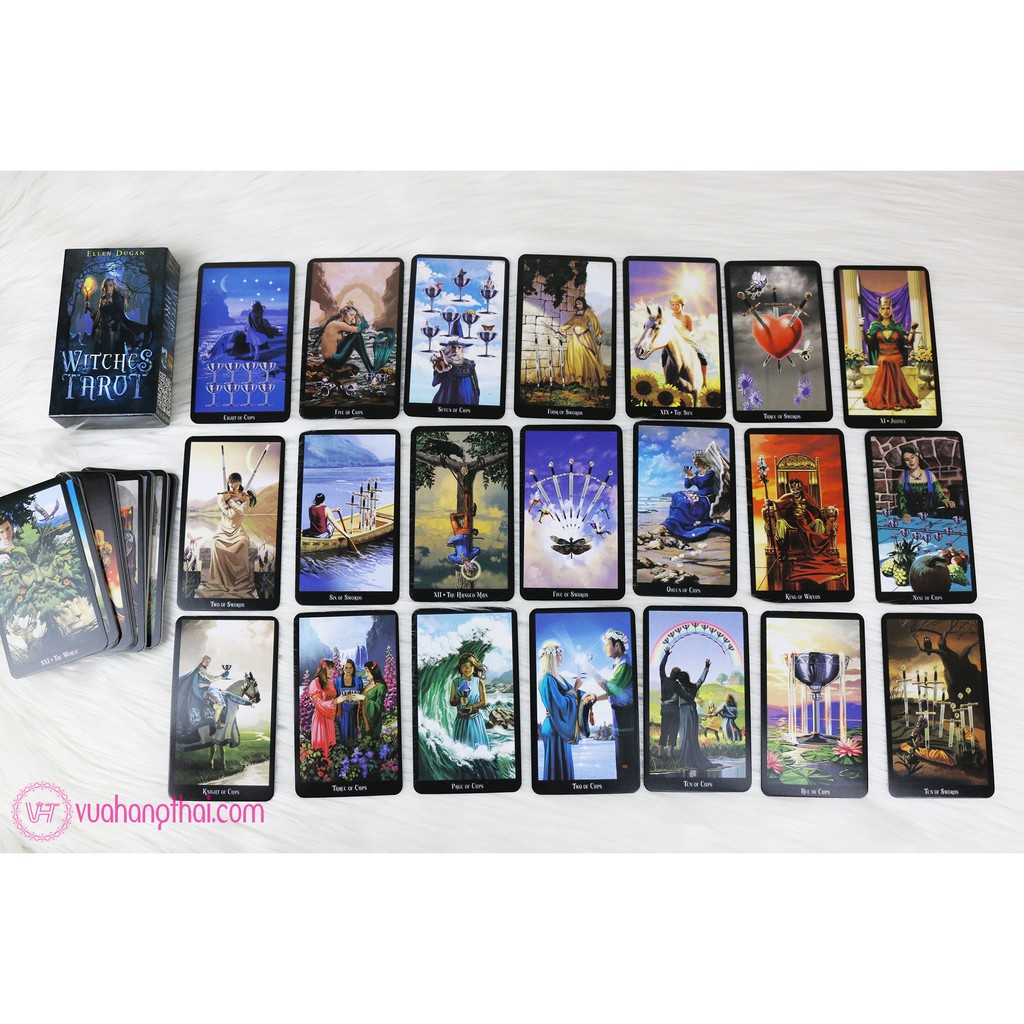 Bộ Bài Bói Tarot Witches Cao Cấp