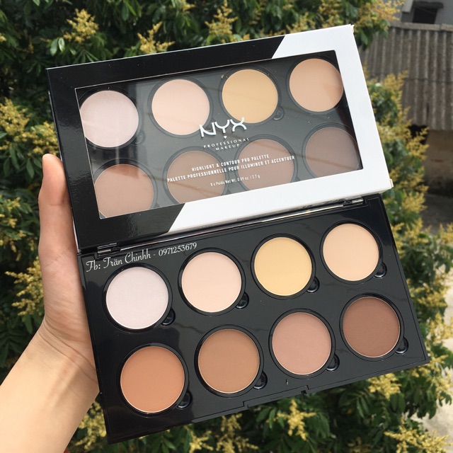 Có Bill - Bảng phấn tạo khối, highlight NYX CONTOUR and HIGHLIGHT PALETTE