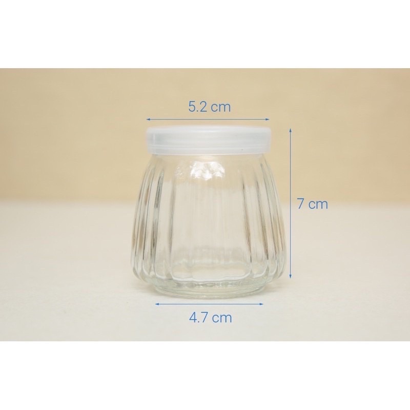 Hũ thuỷ tinh 100ml làm sữa chua, pudding cho bé | BigBuy360 - bigbuy360.vn