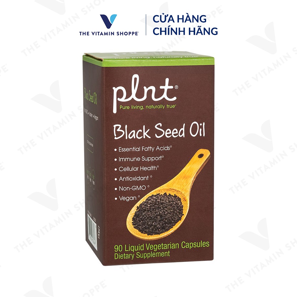 Viên uống dầu hạt thìa là đen tăng cường hệ miễn dịch PLNT Black Seed Oil 90 viên