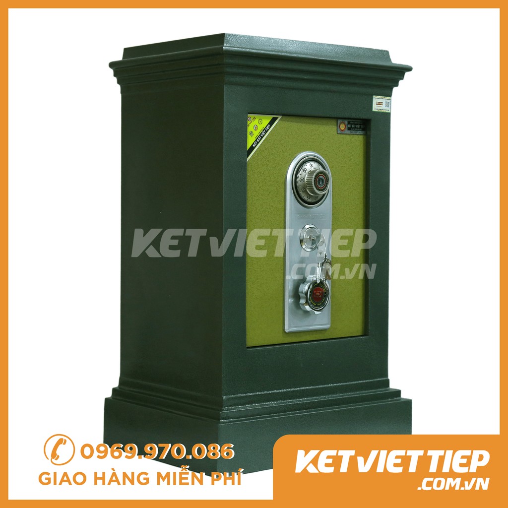 Két sắt Việt Tiệp K36KC khóa cơ chống cháy 80kg(bảo hành 5 năm) miễn phí vận chuyển toàn quốc