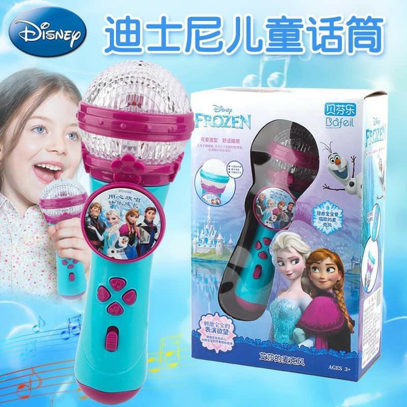 ĐỒ CHƠI MICRO HÁT ELSA CHO BÉ YÊU (HÀNG CÓ SẴN) Mic Hát Karaoke Elsa Cho Bé