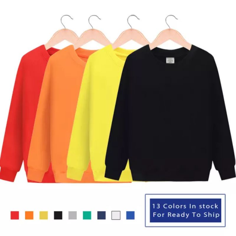 Áo SWEATER nam nữ màu trơn | BigBuy360 - bigbuy360.vn