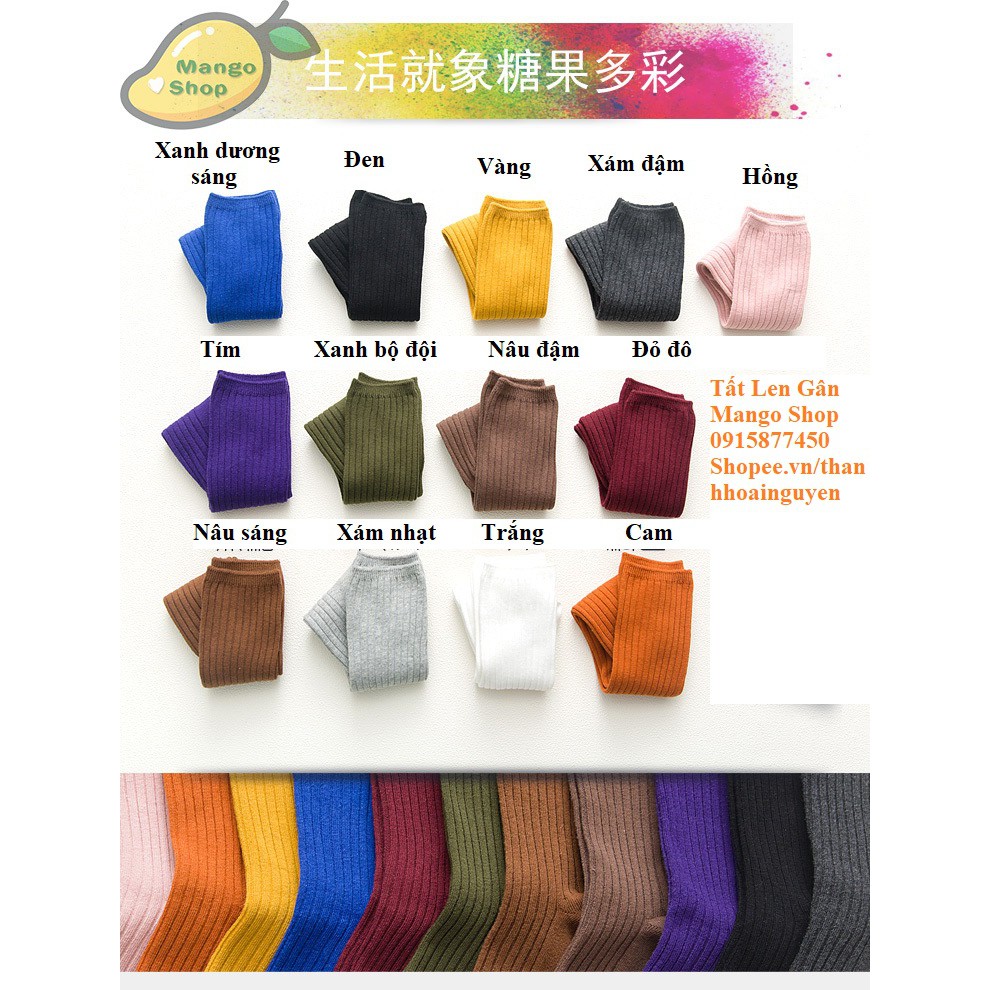 Tất len gân cổ cao Ulzzang Video tự quay ( tất cao cổ)