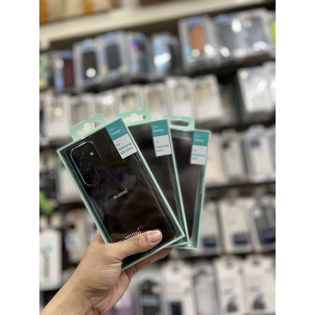Ốp lưng Memumi cứng trong suốt Samsung S23 Ultra ,S22 Ultra , S22 Plus , S21 Ultra , S21 Plus chống ố vàng - chính hãng