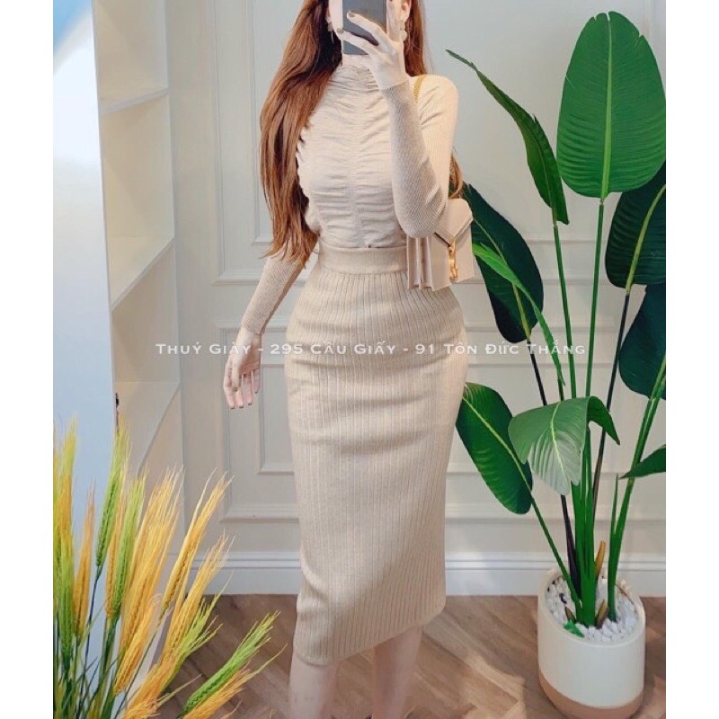 Bán sỉ chân váy len quảng châu cho nữ