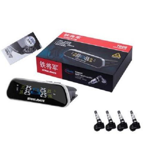 Cảm biến áp suất lốp STEELMATE van gắn trong T606 chính hãng nguyên seal TPMS năng lượng mặt trời