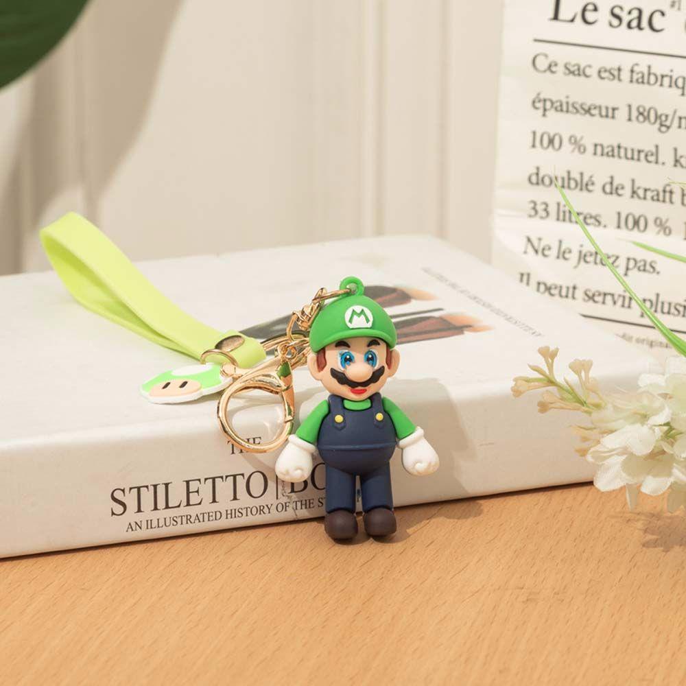 Móc Khóa Hình Búp Bê Game Super Mario Dễ Thương