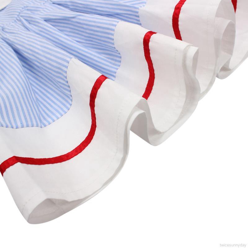 Đầm xòe in họa tiết hoa lá xinh xắn dành cho bé gái