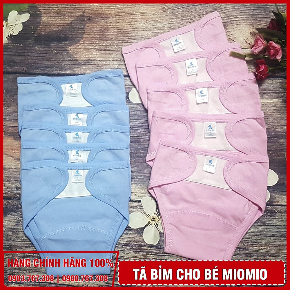 Tã Dán MioMio Màu Trơn 1M - 3M - Quần Đóng Bỉm Mio Mio Màu Xanh - Hồng Cho Bé