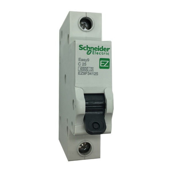 Cầu dao tự động  MCB EZ9F34125 1 pha25A dòng cắt 4.5kA Easy9 Schneider